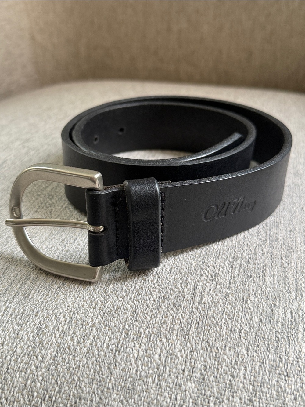 Old Navy Kids Belt Black w Silver Buckle Size 28 Unisex /Youth /Boys /Girls